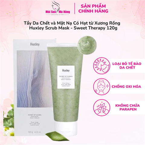Mặt Nạ Tẩy Tế Bào Chết Dạng Hạt Huxley Sweet Therapy 120g