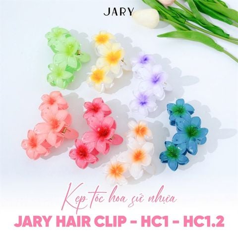 KẸP TÓC HOA SỨ NHỰA JARY HAIR CLIP HC1 HC1.2