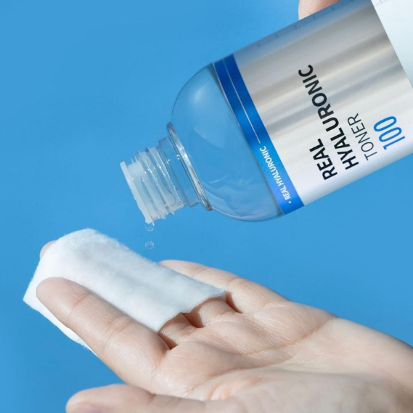 Nước Hoa Hồng Wellage Real Hyaluronic 100 Toner Cấp Ẩm Chuyên Sâu 200ml