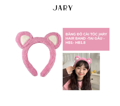 Băng đô cài tóc tai gấu jary hair band HB1 hb1.8