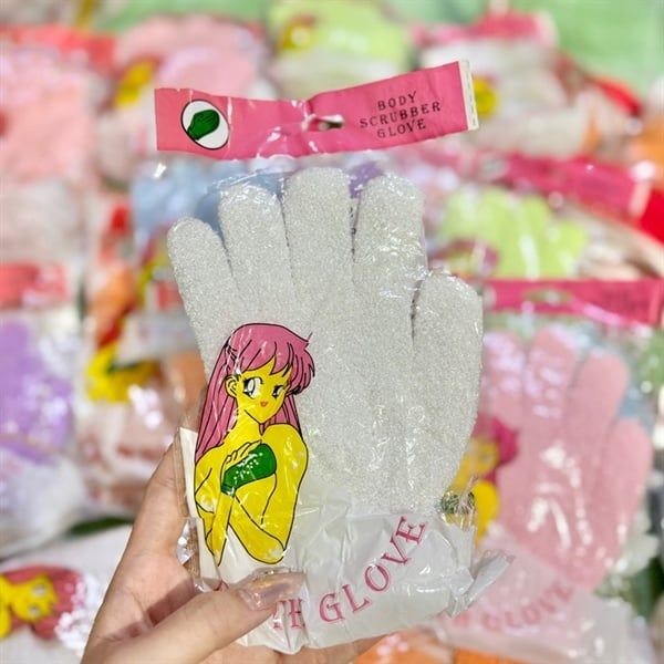 Găng Tay Tắm TTBC Scrubber Glove Features đủ màu