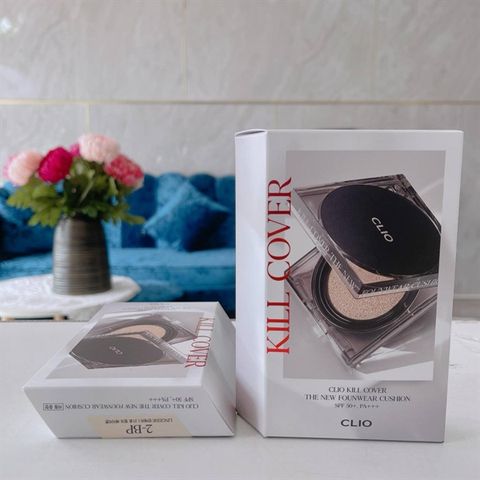 Phấn Nước Kiềm Dầu Clio Kill Cover Fixer Cushion SPF50+ PA+++ 15gx2 (Tặng Kèm Lõi) #02-BP