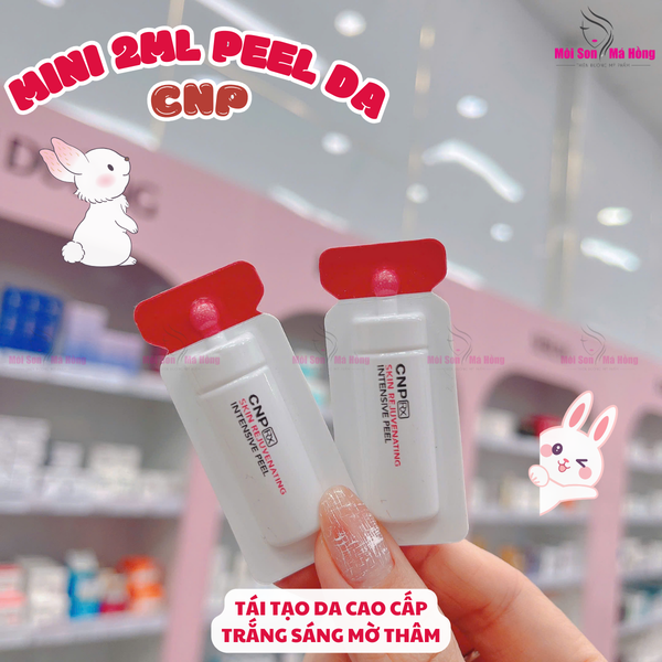 1 Vỉ 2ml Sample Peel da CNP rx Skin Rejuvenating Intensive Peel giúp làm căng bóng da, phục hồi lão hóa, mờ sạm nám