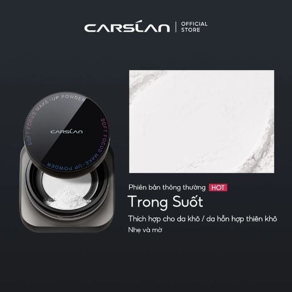 Phấn Phủ Carslan Dạng Bột Nắp Đen Carslan Soft Focus Make-up Powder 8g