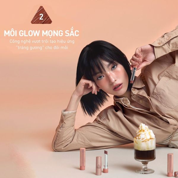 Son Dưỡng 3CE Glazy Lip Glow