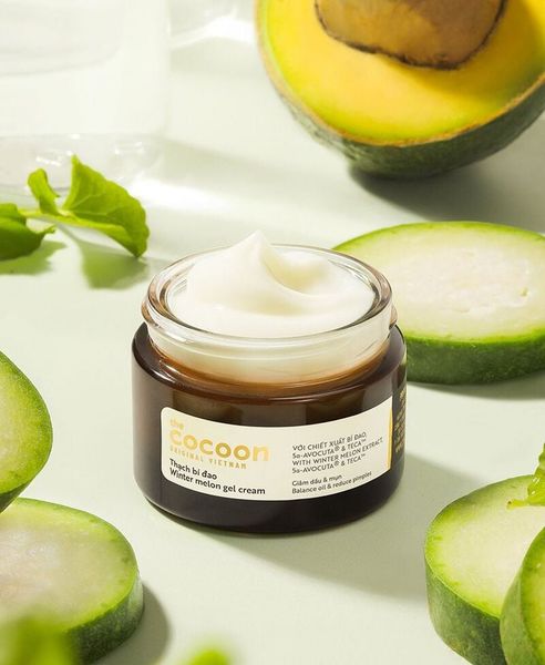 Kem Dưỡng Cocoon Dạng Thạch Bí Đao Giảm Dầu & Mụn 30ml Winter Melon Gel Cream