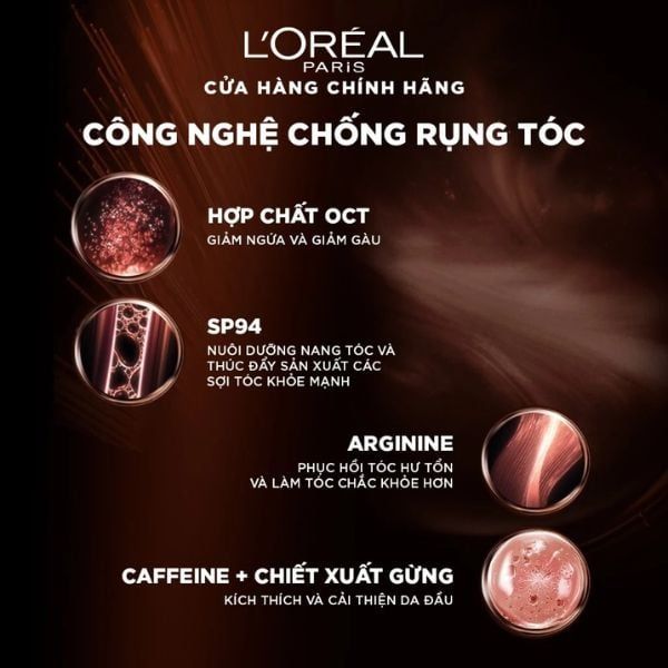 Gội Xả L'Oreal Giảm Gãy Rụng Tóc Giúp Tóc Chắc Khỏe 440mlx2 Elseve Full Resist Anti Hair Fall Shampoo & Conditioner