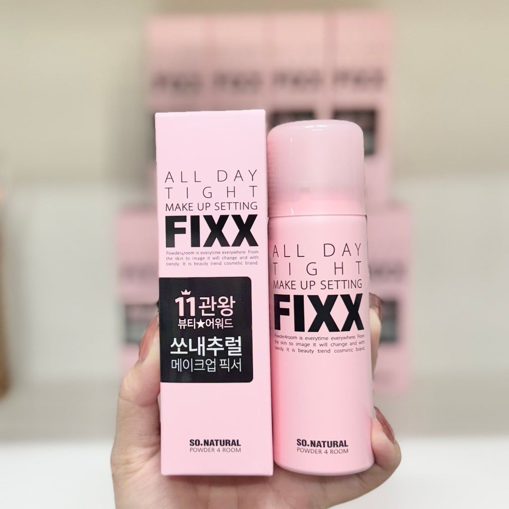 (CÔNG TY) Xịt Khóa Nền Dành Cho Mọi Loại Da So Natural All Day Tight Make Up Setting Fixx 35ml/ 75ml