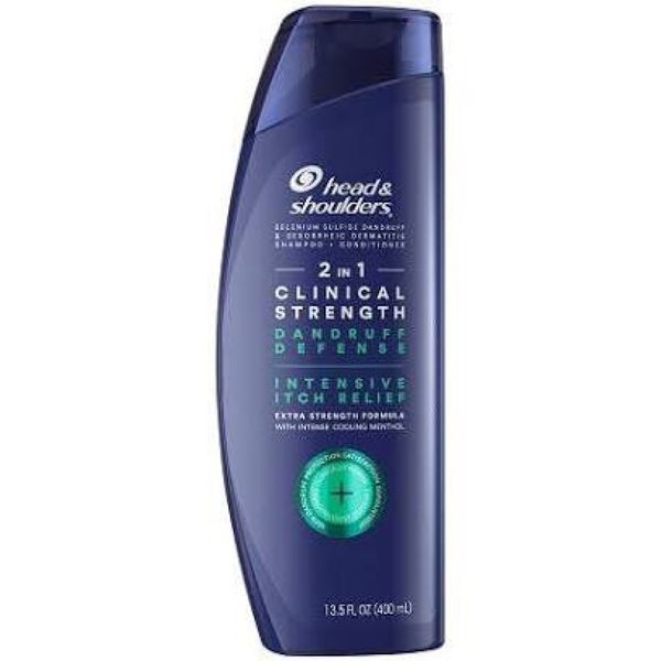 Dầu gội xả sạch gàu Head & Shoulders Clinical Strength 2in1 400ml (Giảm ngứa chuyên sâu)