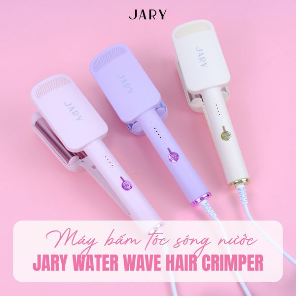 MÁY BẤM TÓC SÓNG NƯỚC JARY WATER WAVE HAIR CRIMPER - TONE HỒNG