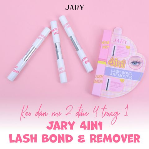 Mascara Keo Dán Mi 2 Đầu Jary 4in1 Lash Bond & Remover 4g
