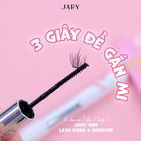 Mascara Keo Dán Mi 2 Đầu Jary 4in1 Lash Bond & Remover 4g