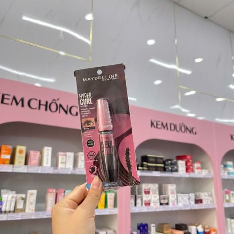 Mascara Cong Mi Maybelline The Hyper Curl Waterproof Very Black - Màu Đen