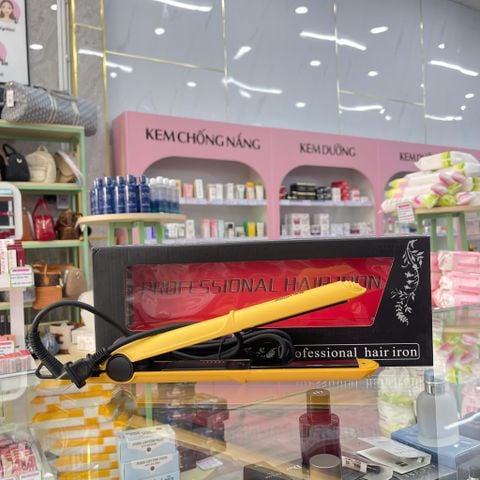 Máy duỗi tóc,là tóc Hàn Quốc màu vàng