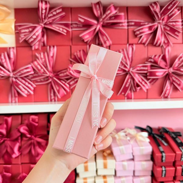 Hộp quà 25k dài 14x4x4 ĐỎ - HỒNG