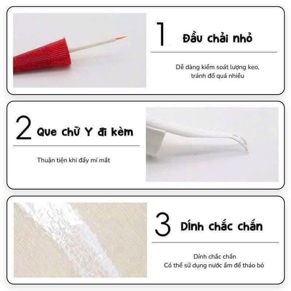 Marie Beauty Keo Dán Mi Giả Eye Glue #Trắng