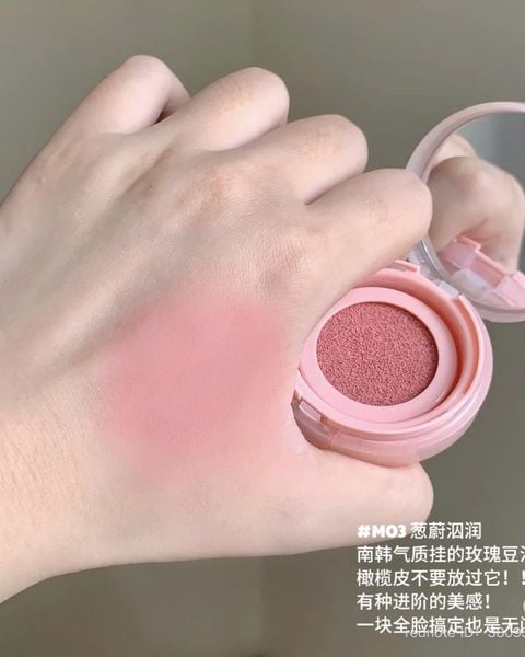 Má Hồng Dạng Kem Mooekiss Air Cushion Blush Matte