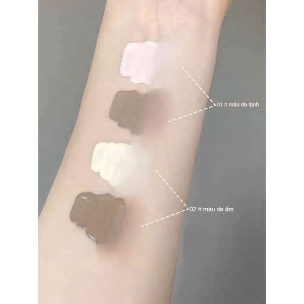 Tạo Khối Và Bắt Sáng 2 Đầu Dạng Kem Judydoll Liquid Highlighter & Contour Duo