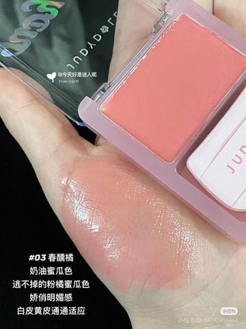 JUDYDOLL Kem Má Hồng Kèm Mút Glow Blush Balm #03