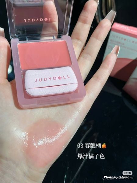 JUDYDOLL Kem Má Hồng Kèm Mút Glow Blush Balm #03