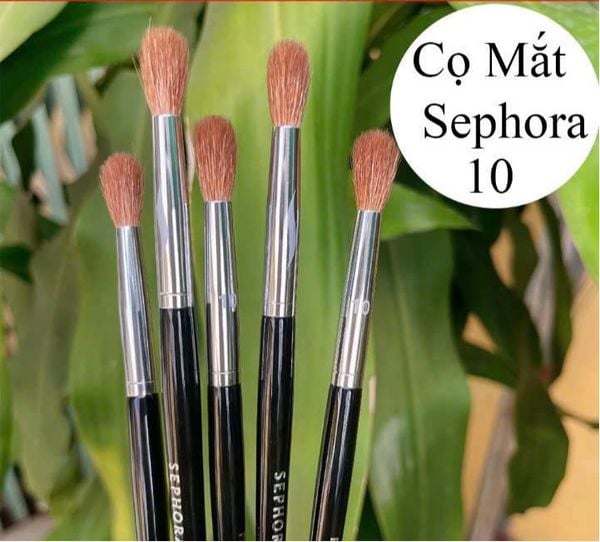 Cọ Sephora Số 10 Trang Điểm Tạo Hốc Mắt, Highlight Đầu Tròn