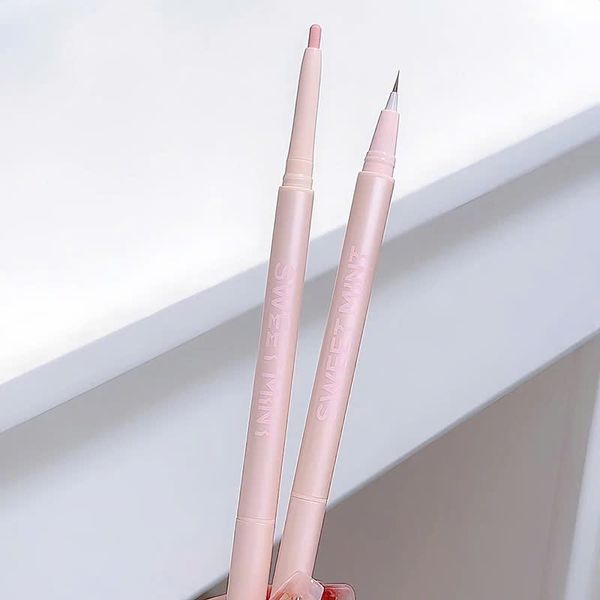 SWEET MINT Bút Nhũ Bắt Sáng Vẽ Bọng Mắt 2 Đầu