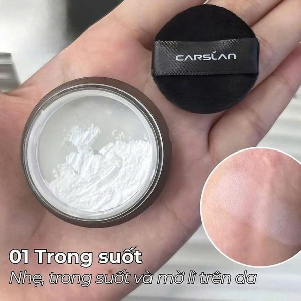 CARSLAN Phấn Bột Soft Focus Make-up Powder Mini 1g #Trong suốt
