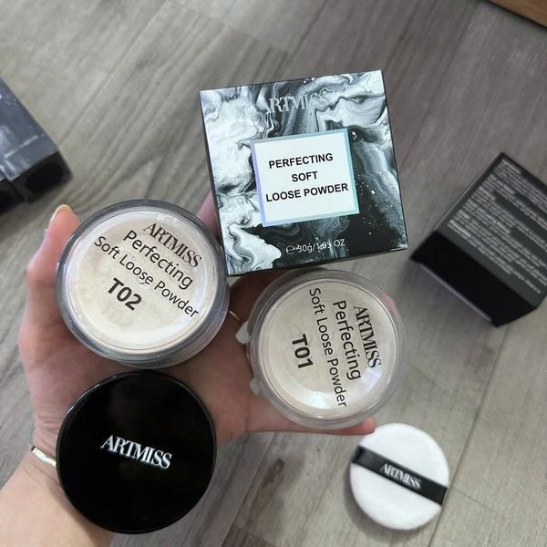 (CÔNG TY) Phấn phủ Artmiss Transparent Matte Powder kiểm soát dầu nhờn giúp giữ nền lâu trôi 30g