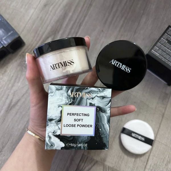(CÔNG TY) Phấn phủ Artmiss Transparent Matte Powder kiểm soát dầu nhờn giúp giữ nền lâu trôi 30g