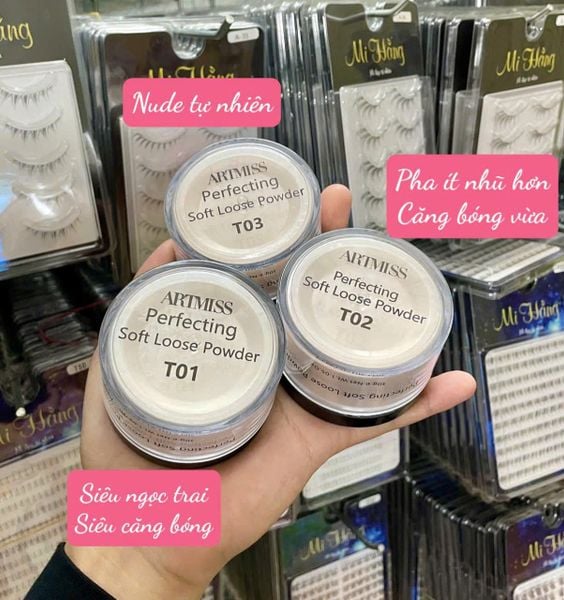 (CÔNG TY) Phấn phủ Artmiss Transparent Matte Powder kiểm soát dầu nhờn giúp giữ nền lâu trôi 30g