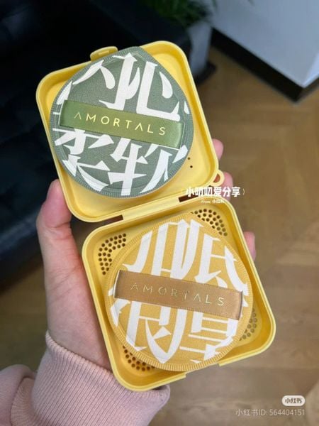 AMORTALS Set Mút Trang Điểm Size XL( 2 mút + Hộp)