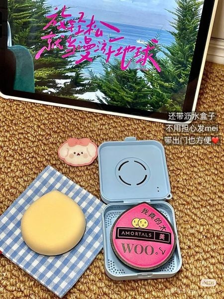 AMORTALS Set Mút Trang Điểm Size XL( 2 mút + Hộp)