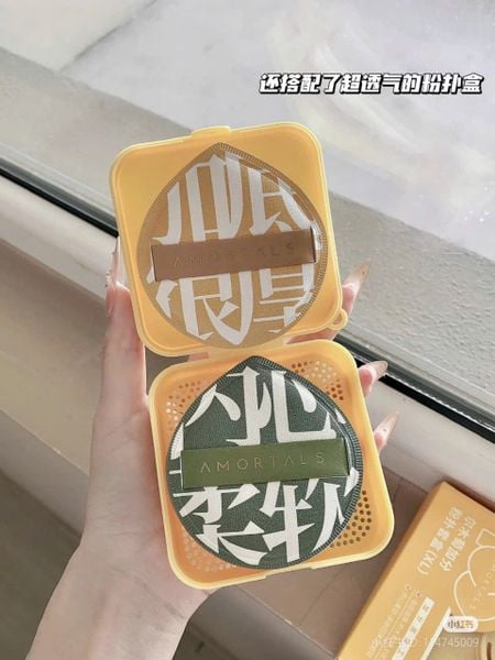 AMORTALS Set Mút Trang Điểm Size XL( 2 mút + Hộp)