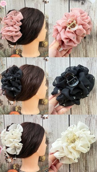 Kẹp cào bồng voan mềm