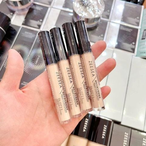 Kem Che Khuyết Điểm Che Phủ Toàn Diện, Mịn Lì, Lâu Trôi Zeesea Aqua Concealer 3ml