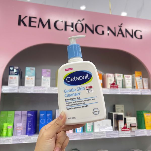 Sữa rửa mặt dịu nhẹ không xà phòng Cetaphil Gentle Skin Cleanser 473ml/ 591ml