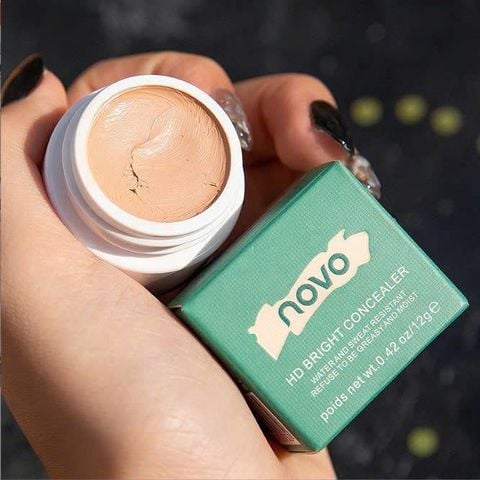 NOVO Kem Nền Che Khuyết Điểm Mềm Mịn Che Phủ Toàn Diện Làm Sáng Da