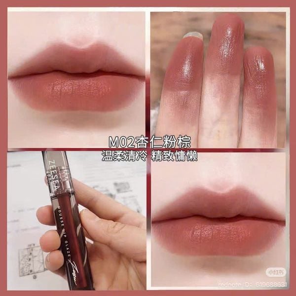 Son Kem Lì ZEESEA Mousse Lip Glaze Màu Nhung Lì Mịn 1,8g