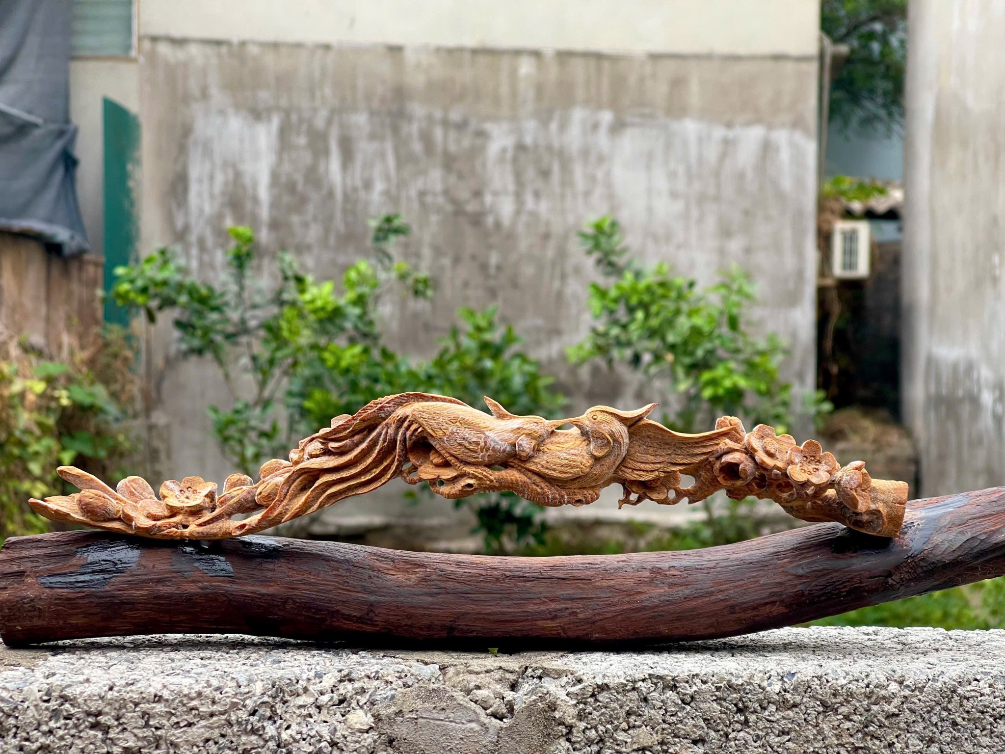 Tượng Gỗ Phu Thê Viên Mãn Hoàng Đàn Đỏ – Nghệ Thuật Tình Thâm Vĩnh Cửu