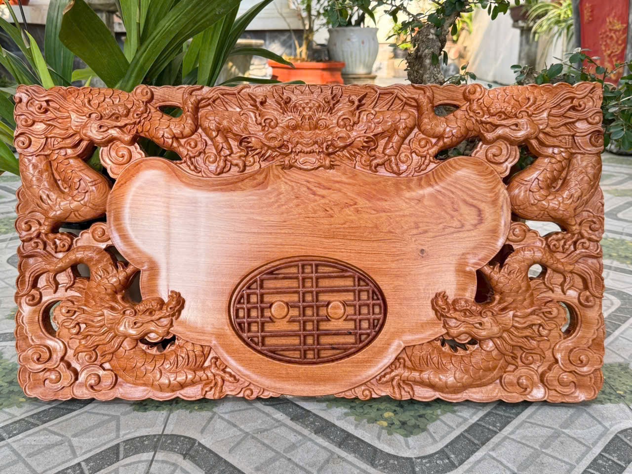 Khay Trà Ngũ Long Gỗ Hương – Đẳng Cấp Trà Đạo Phong Thủy