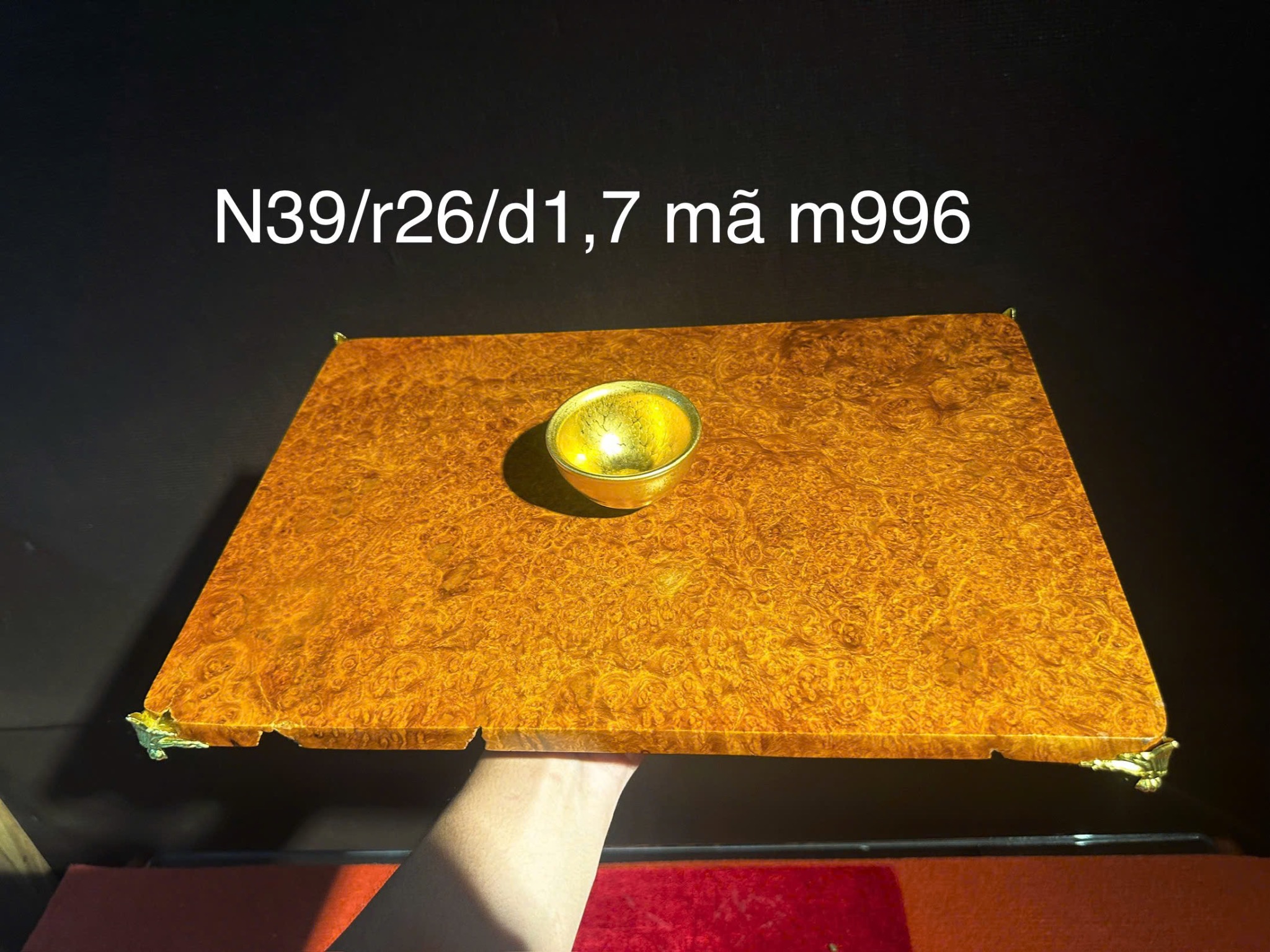 Khay trà nu hương siêu VIP – Cám kít 2 mặt – Độc bản đẳng cấp