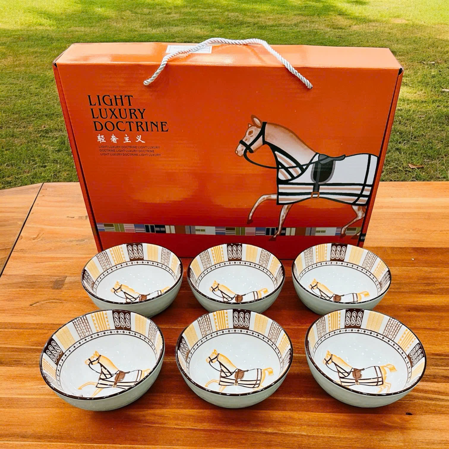 Set 6 Bát Gốm Kèm Hộp Đựng Sang Trọng – Quà Tặng Ý Nghĩa