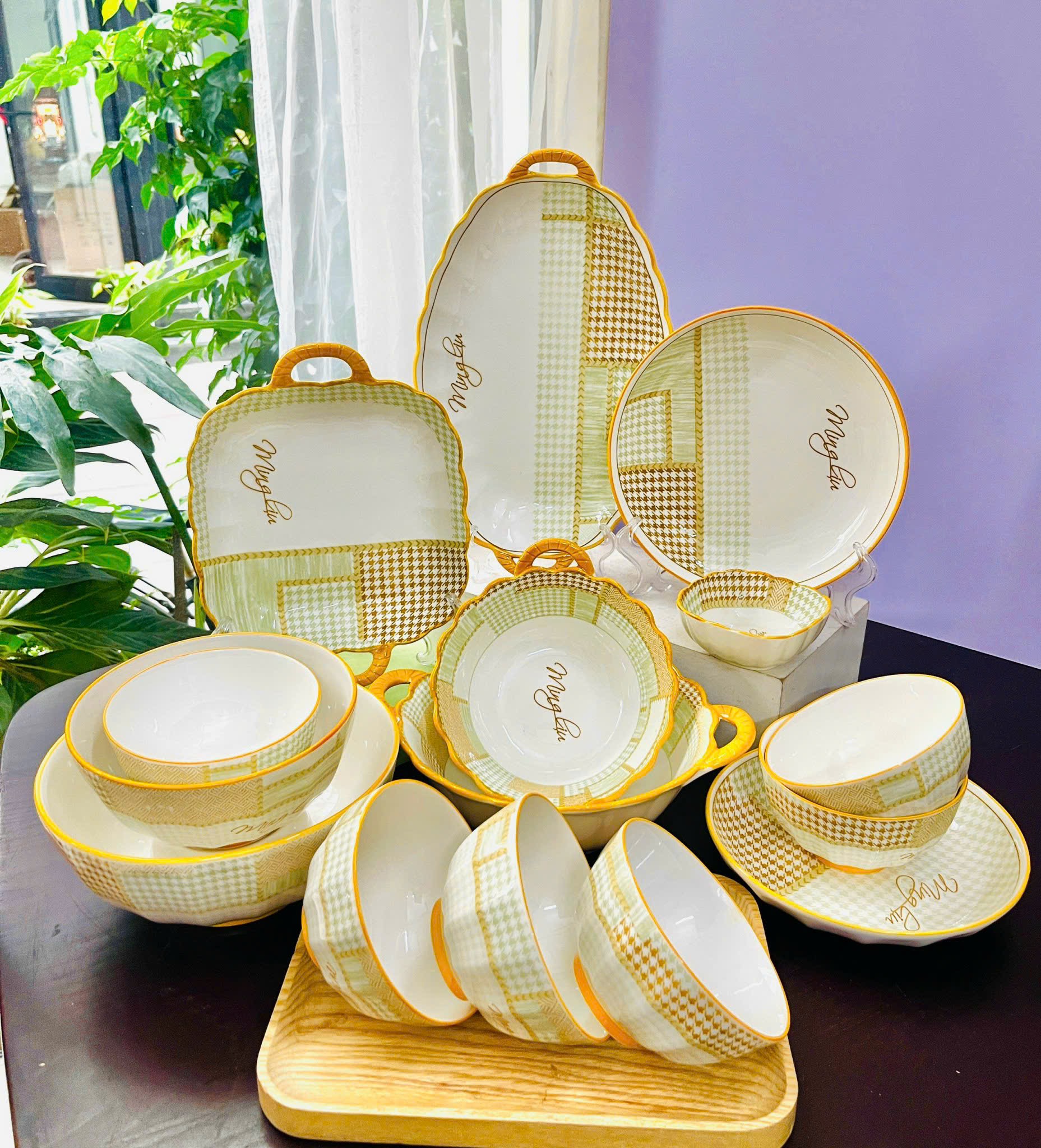 Set Bát Ăn Gốm Sứ Cao Cấp – 13 đến 15 Chi Tiết – Quà Tặng Sang Trọng