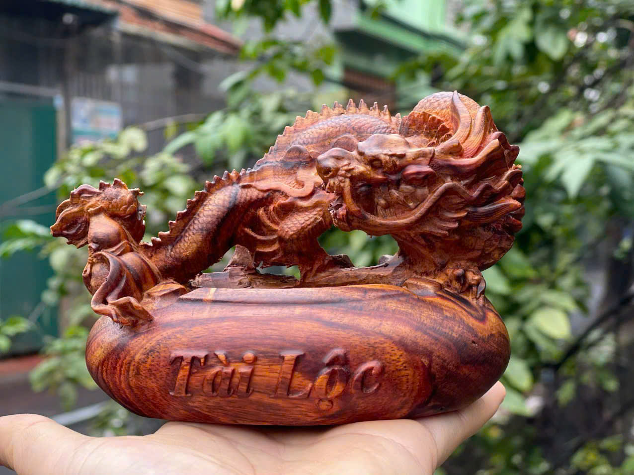 Gạt Tàn Rồng Gỗ Sưa Bắc Quý Hiếm – Siêu VIP