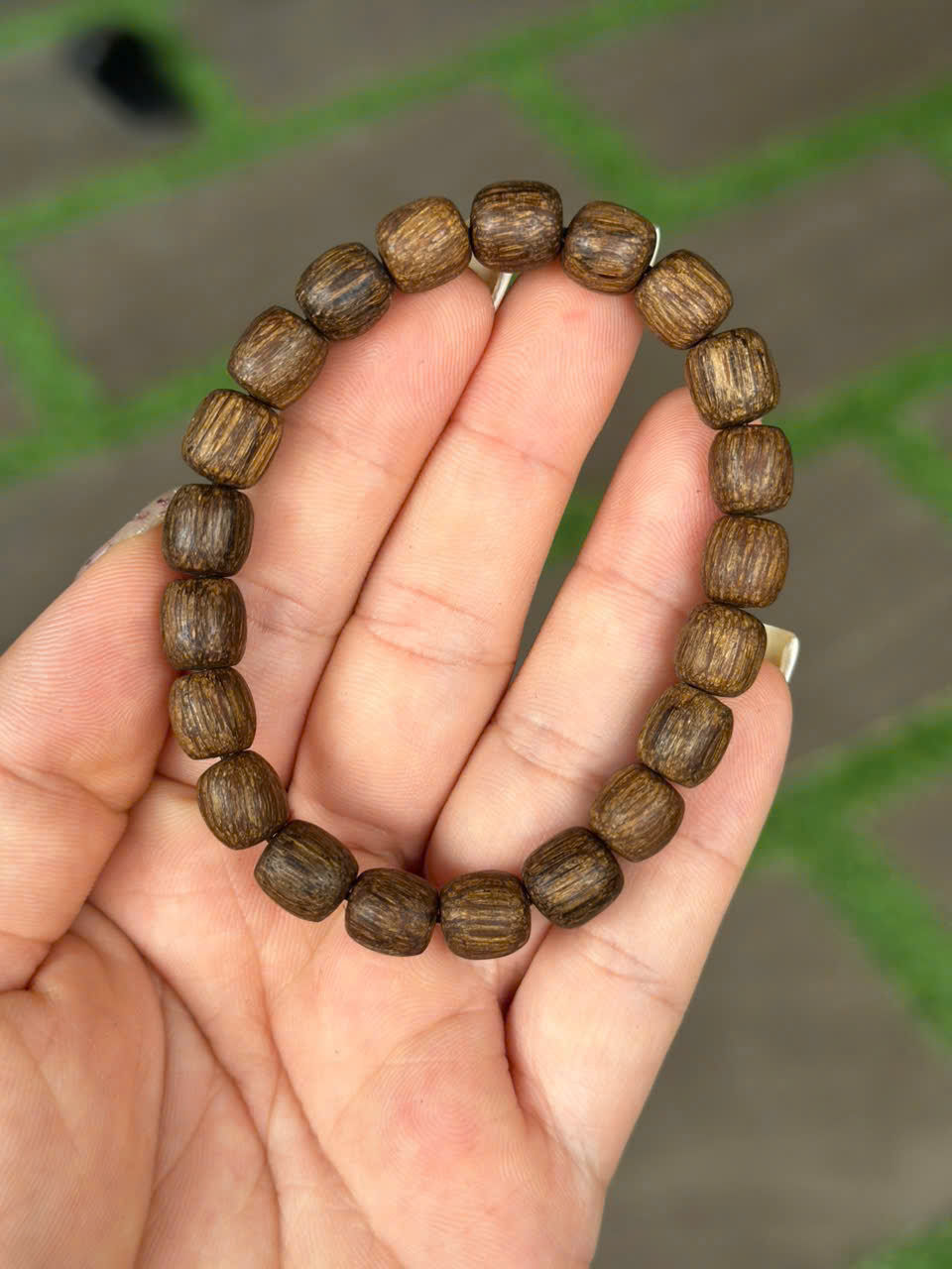 Vòng trầm Dó rin Indo dầu đỏ – Lu 8li thơm sống dẻo ngọt