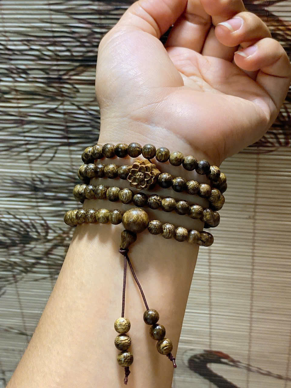 Chuỗi trầm tốc vườn mix hạt sen – Phong thủy đẹp, ý nghĩa