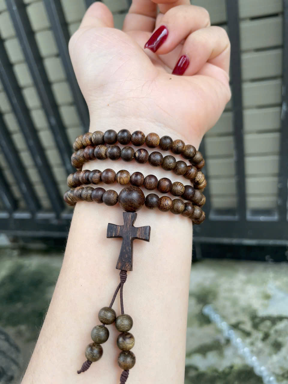 Chuỗi Trầm Hương Philip Cận Chìm 6 Ly – Thiết Kế Theo Yêu Cầu, Mùi Chuẩn Thơm