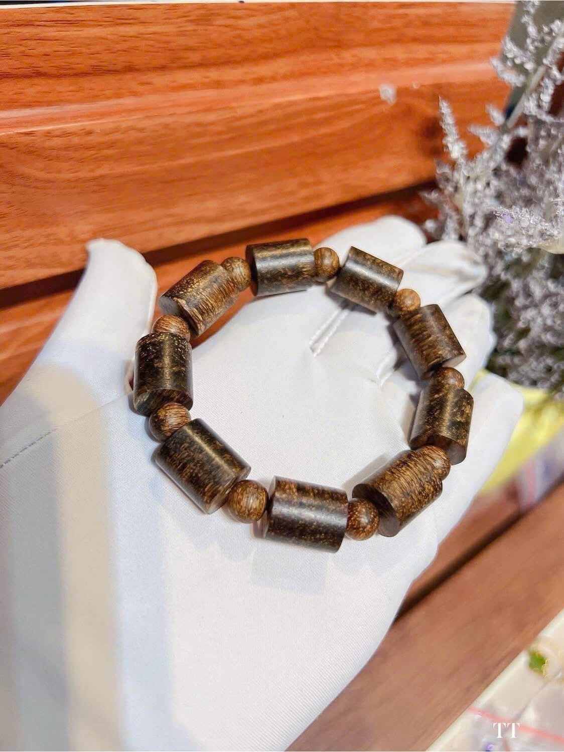 Vòng Trầm Indo Gió 10ly – 12ly Hàng Tuyển Vân Đẹp