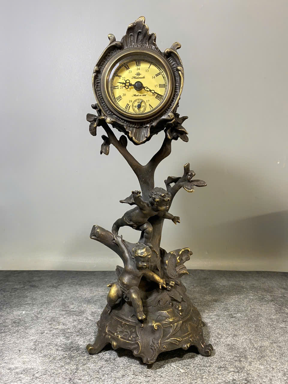 Đồng Hồ Cơ Cu Tí 1886 – Máy Cót, Chất Liệu Đồng Cổ Sắc Nét