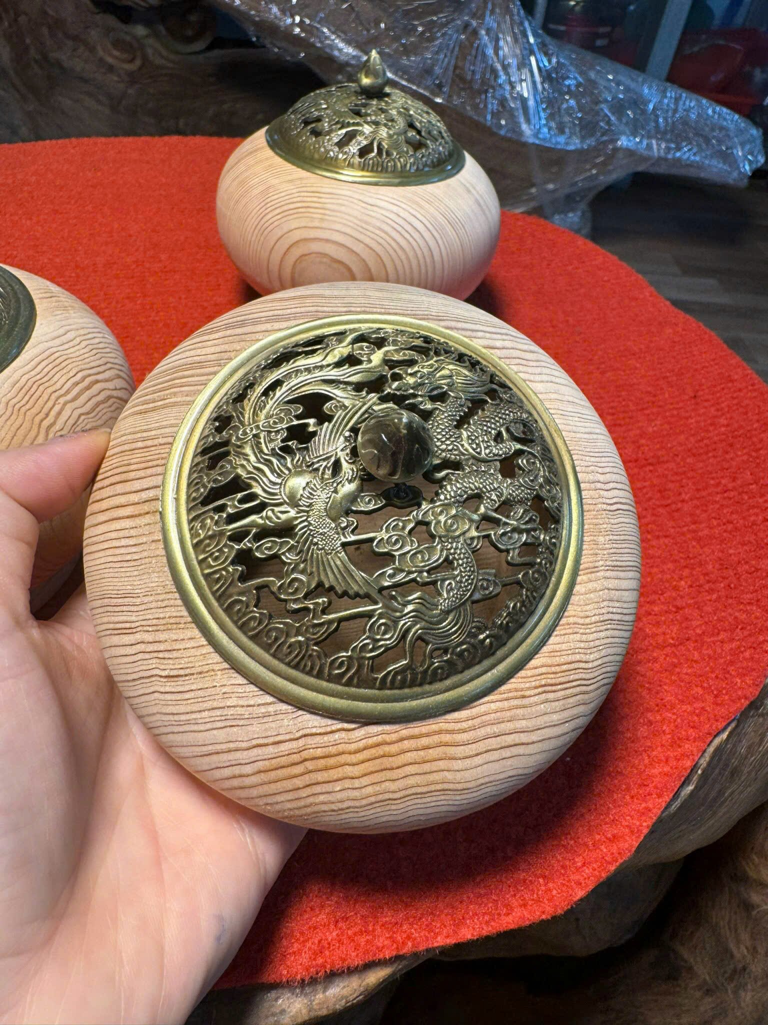 Lư xông trầm Ngọc Am lô mới Vân cực đỉnh – đồ decor phong thủy cao cấp